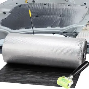 Self-adhesive Sound Deadener 80"×40" Heat Insulation Mat For Car Hood Engine