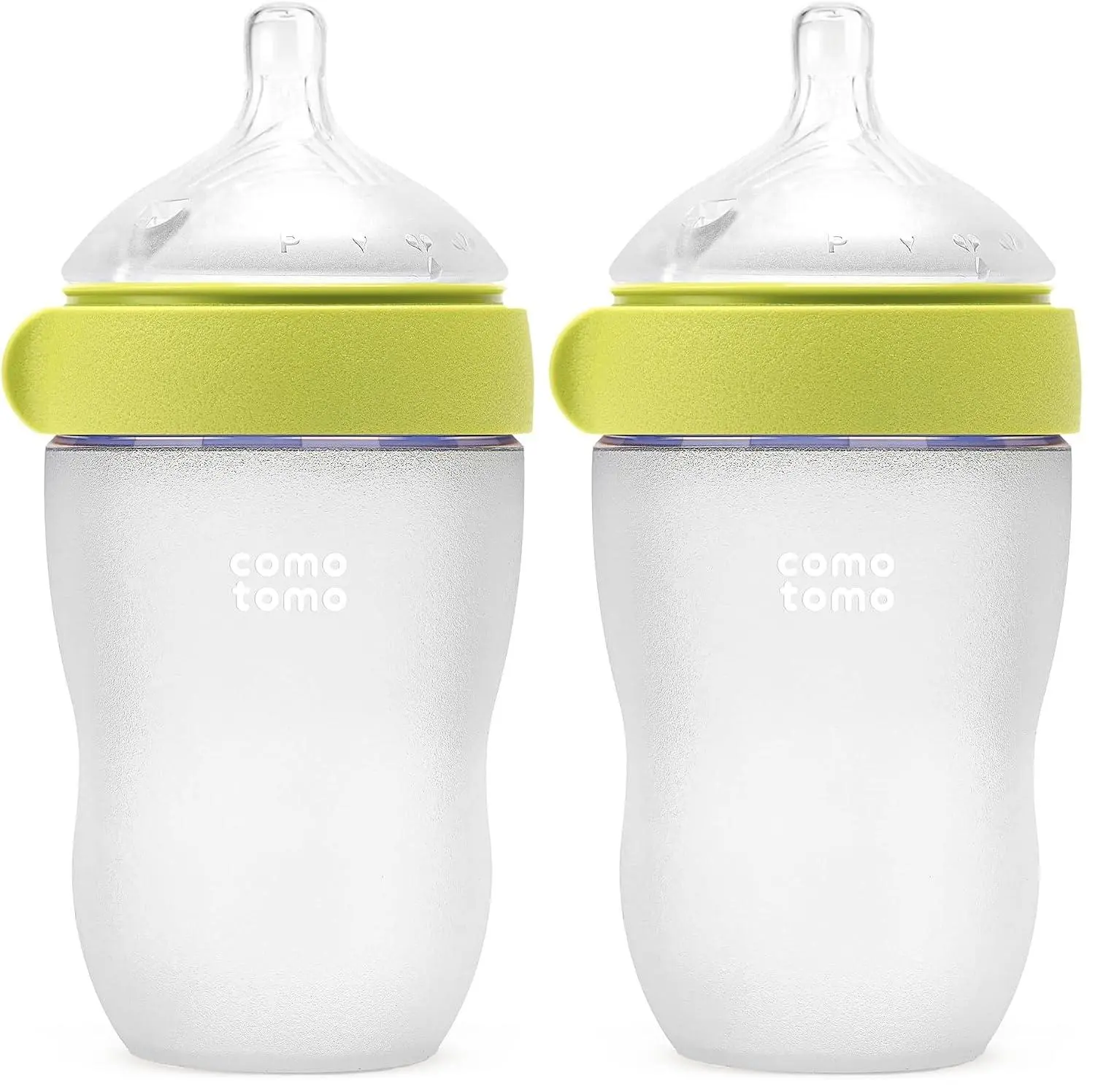 Comotomo Silicone Baby Bottle Gen 2 (2026 Release) - 8 fl oz/2pk