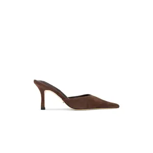 Tony Bianco Sicily Mule Pump in Espresso Suede