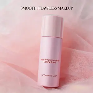 Matte setting spray—gentle, refreshing, long-lasting; a makeup spray that controls oil and tightens pores.