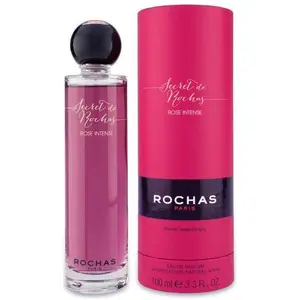 Rochas Secret de Rochas Rose Intense Women's Deep Floral Floral Fruity Eau de Parfum (EDP) - 3.4 oz/100 ml Bottle with Cucumber Base, Single Item, New in Box, Deep Floral Perfume