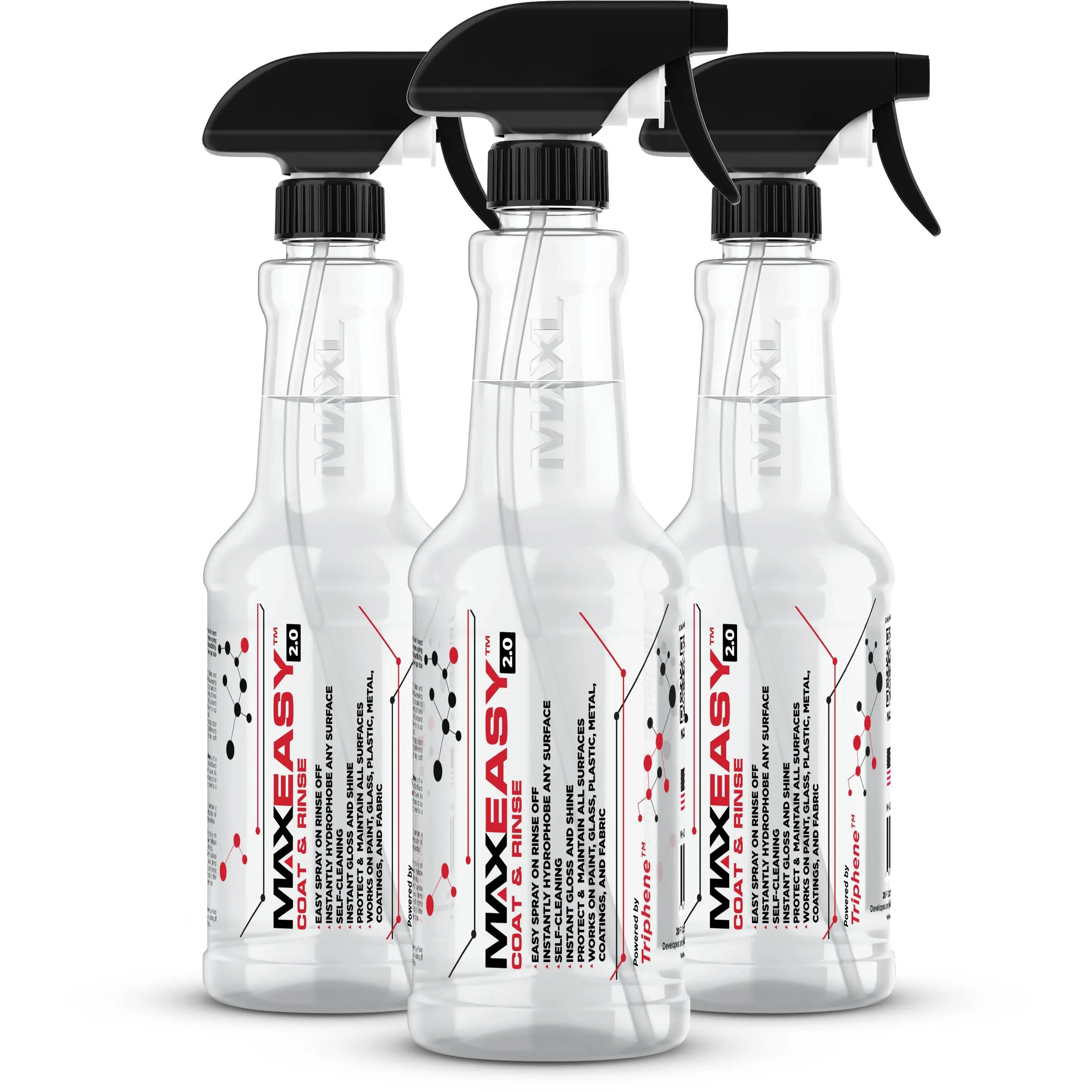 MAXEasy™ Triphene™ Instant Coating - 20oz | Shine, Protect, & Repel Water in Minutes. Easy Spray-On Formula for Paint, Glass, Trim & Wheels. No Buffing Needed—Just Spray, Rinse, and Dry!