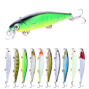 10pcs Sink Lure Artificial Bait Popper Fishing Lures 11cm 13.5g