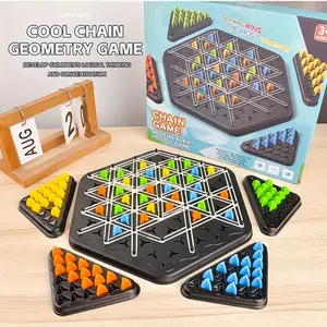 [Fun Puzzle Chain Chess] Interactive Desktop Game Board, Logic Thinking Brain Power Improvement Fun Puzzle Chain Chess | Party Leisure Competition Multiplayer Game Toy