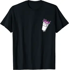 Lean shirts, Purple Drank, Dirty Double cup, Lean Line Smoke T-Shirt - Terrancecar Shop 55B0B2QVV6LD
