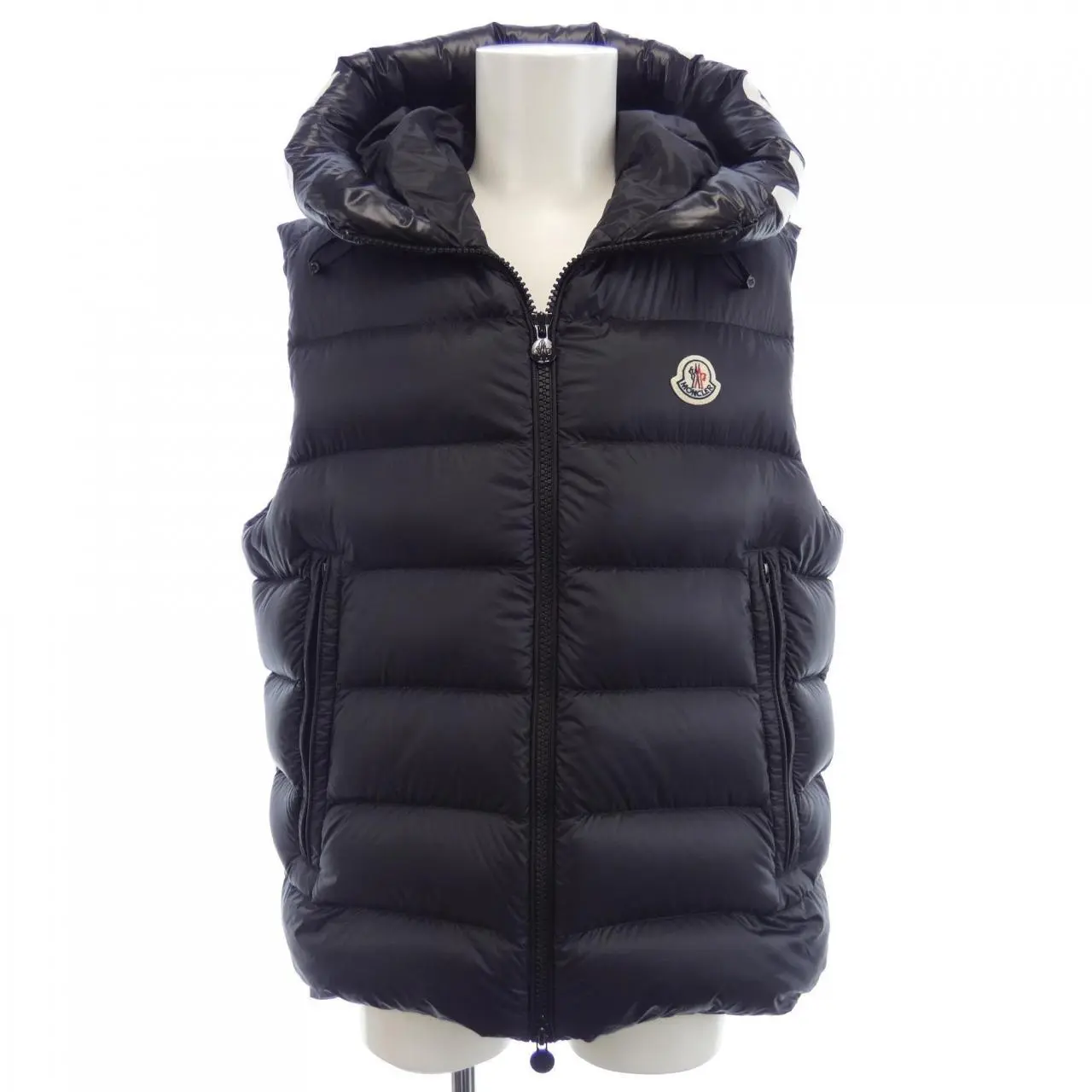 Pre-owned MONCLER Nylon Small Leather Goods MONTREUIL Down Vest