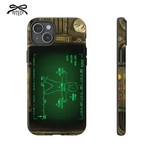 Fallout phone case Fallout Pip boy phone case vault tech Tough Cases Suitable for iPhone 17-11 Pro Max/Plus and  Samsung Galaxy S23-25
