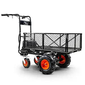 SuperHandy Electric Utility Wagon Pro - 48V 4Ah Li-Ion Battery, 660Lb Max Weight