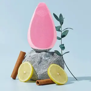Electric Face Cleanser and Massager Waterproof Sonic Silicone Facial Cleansing Brush