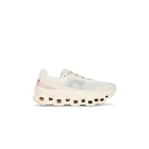 On Cloudmonster Sneaker in Moon & Fawn