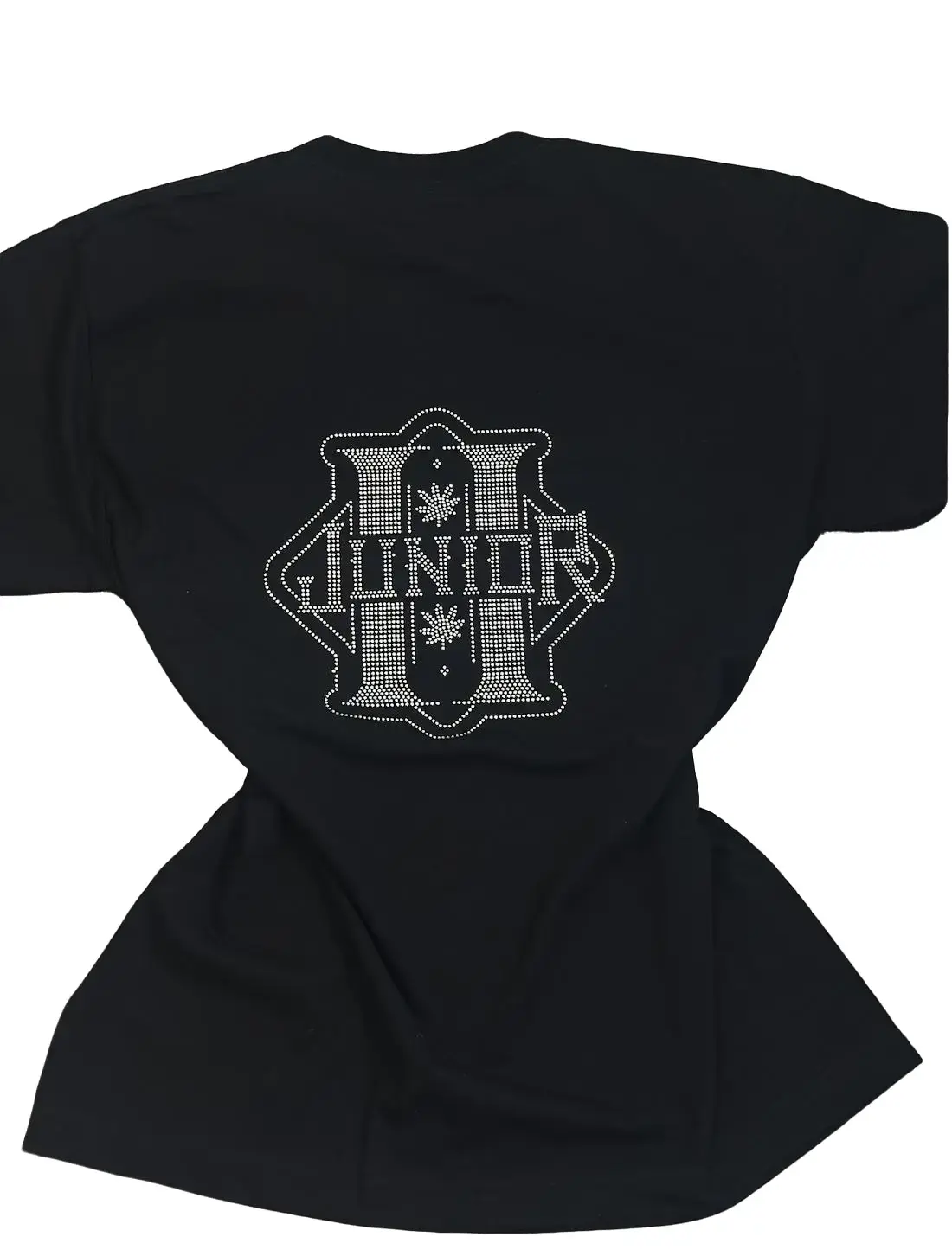 |FINAL SALE| JH Unisex Rhinestones Shirt Black Sparkling Rhinestone Junior Design Comfortable Stylish [Made-to-Order]