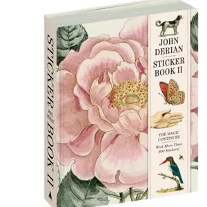 John Derian STICKER BOOK II 2 “The Magic Continues” Hardcover sticker book! Over 800 stickers! Brand New Release!