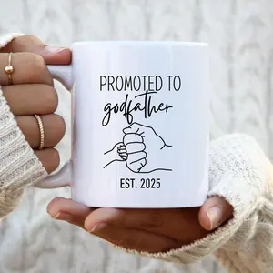 Godfather Coffee Mug, Unique Gift For Uncle Or Godbrother, Godfather Proposal Mug, Appreciation Gift For New Godparents, Ceramic Mug For Coffee Lover