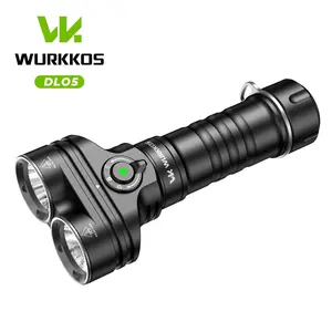 Wurkkos DL05 Dual-Head Dive Light Spot & Flood Beam 6000 Lumens 429m Beam IPX8 Waterproof Detachable Battery Outdoor diving
