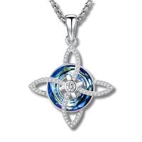 Silver - Ocean Blue Crystal