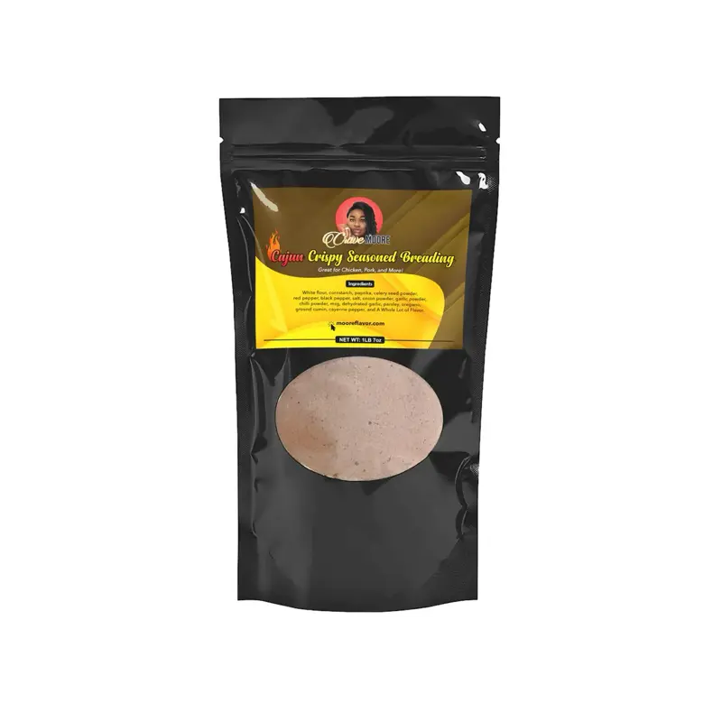 Crave Moore Cajun Crispy Seasoned Breading, Versatile Spice for Enhanced Food Flavor, Cooking Essential for Savory Dishes