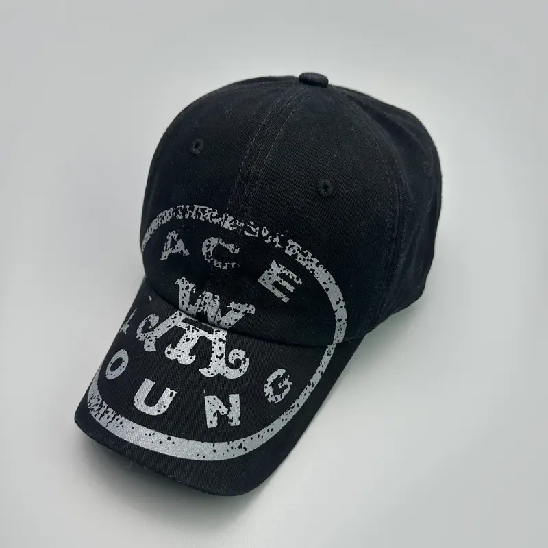 New Graffiti Print ACE Letter Baseball Cap, Unisex Streetwear Sun Hat, Wholesale