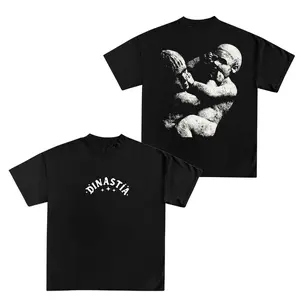 Dinastía Artwork Short-sleeve T-Shirt, Peso Mexican Basic Graphic Cotton Tee 2 Sides