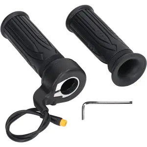20X Full Twist Throttle, Stable E-Bike Throttle, Electric Bike Throttle, Full Twist Throttle Ebike For Scooters,Electric Bicycles With Waterproof Connector and Screwdriver
