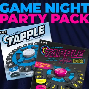 Tapple x Tapple: After Dark Game Night Party Pack Board Game - Fast Word  Fun for Family & Friends - Includes Portable Tapple Wheel & 144  Categories - Perfect for Game Nights & Gatherings Tablegame
