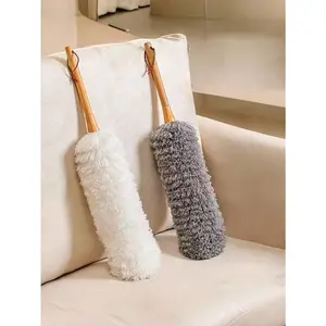 Madebyblanc Extendable Dust Duster For Home Use, Wool Electrostatic Dust Duster, Wholesale, Extra Long Special Cleaning Tool, Feather Duster
