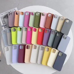 Premium phone case, vibrant candy colors, skin-friendly feel, TPU material, compatible with iPhone 11–17/Plus/Pro Max models; drop-resistant, non-slip, minimalist design, new model.AE19