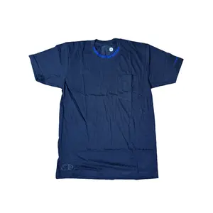 Chrome Hearts Neck Logo Pocket T-Shirt Black / Blue