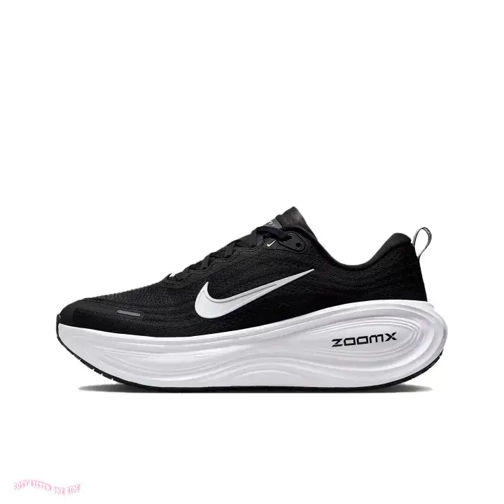 Black White Contrast Ultra Cushioned Road Running Sneakers | Breathable Knit Mesh & Shock Absorbing Foam Midsole | For Daily Jogging & City Walking | Unisex Design
