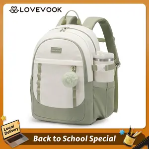 LOVEVOOK School Backpack for Teen Girls, Backpack for School, Teen Backpacks for 8-16 Teenage, Lightweight Bag with Laptop Compartment, Cute Bookbag for Girls, Casual Travel Bookbag