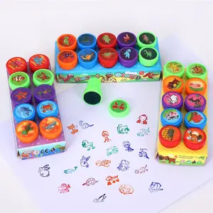 10pcs Assorted Stamps for Kids Self-ink Stamps DIY Painting Photo Album Decor ﻿Party Favors Birthday Gifts for Kids Bag Fillers