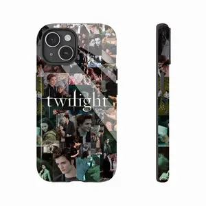Twilight Themed Collage Mobile iPhone Case, PBT+TPU Rugged Shockproof Cellphone Cover, Themed Phone Case Premium Matte Texture, Protection, Shockproof,  Anti-Fingerprint For IPhone 17-12, Pro Max, Pro Plus, and Samsung S25-22 Protection Safety