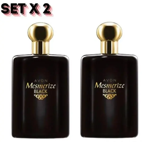 Avon Mesmerize Black Eau de Toilette for Him 3.4 fl. oz. Set X2