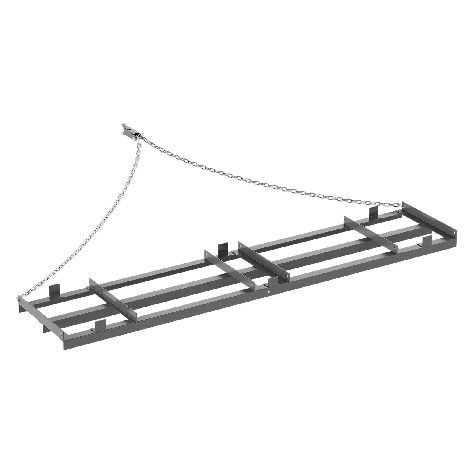 GARVEE 8FT Heavy Duty Drag Harrow for ATV, Tractor & UTV with 6FT Chain Link - Tow Behind Driveway Grader and Landscape Rake for Gravel, Sand, Soil, Hay, Lawn Leveling in Field, Yard & Pasture