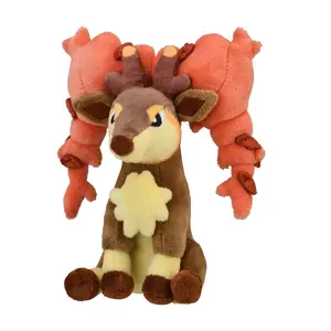 Pokemon Center: Sitting Cuties: Sawsbuck Autumn Plush # 586 -  Generation 5 - 6 In