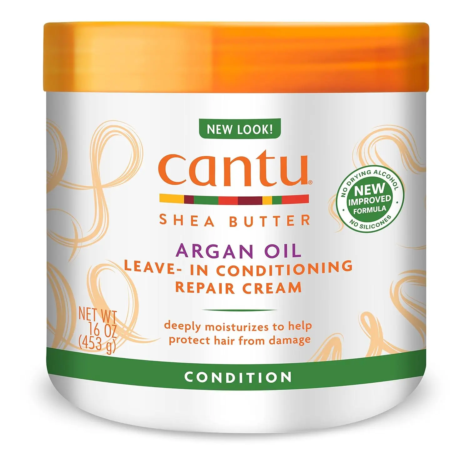 Cantu Argan Oil Leave-In Conditioning Repair, Cream 16 Ounce