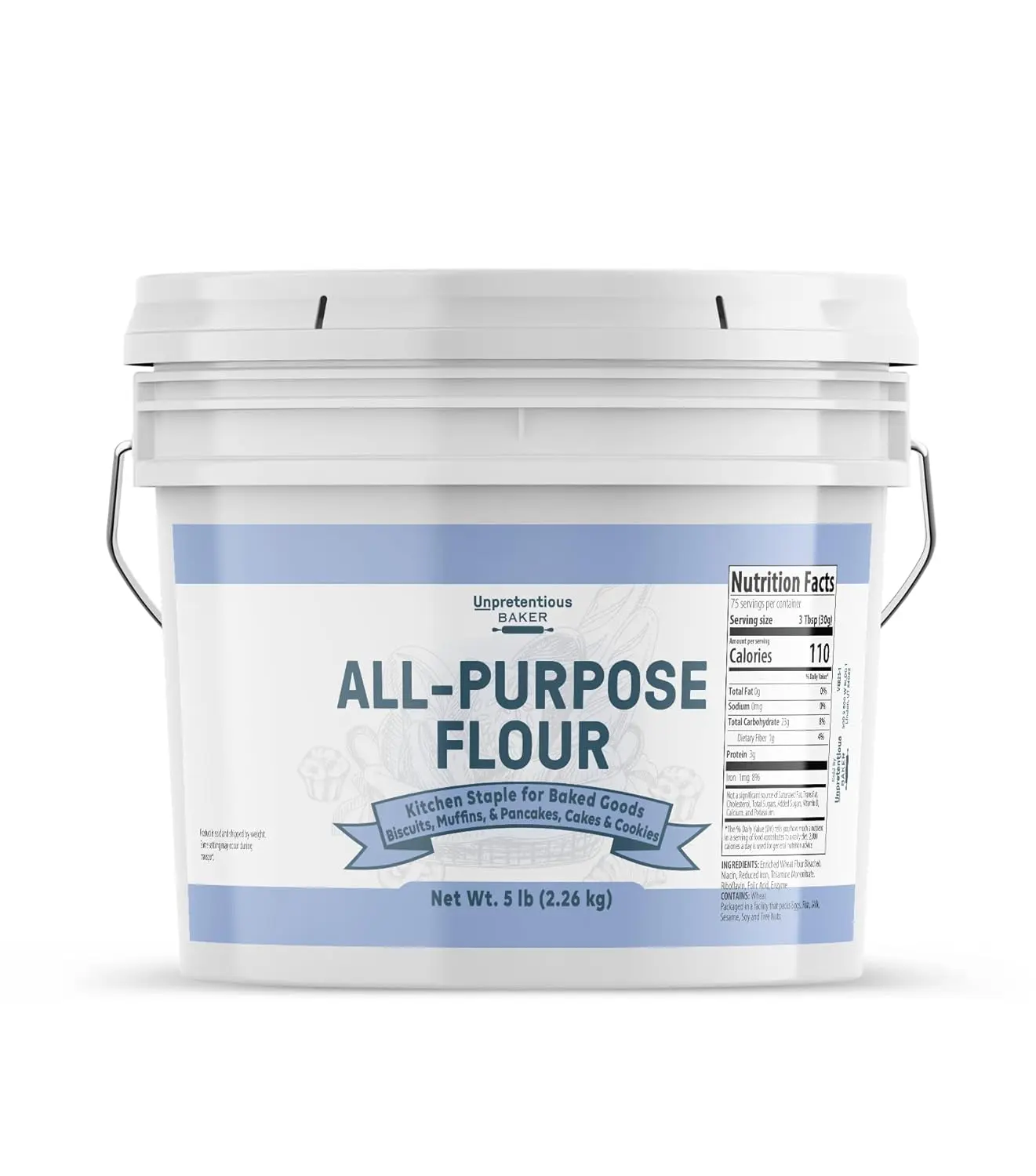Unpretentious All-Purpose Flour (3 lb), Baking and Thickening