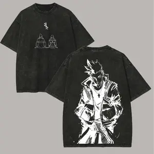 CyberpunkEdgerunners Printed Unisex Washed T-Shirt