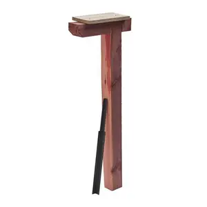 Solar Group  43.3 in. Gibraltar Cedar Mail Post Kit, Natural Red
