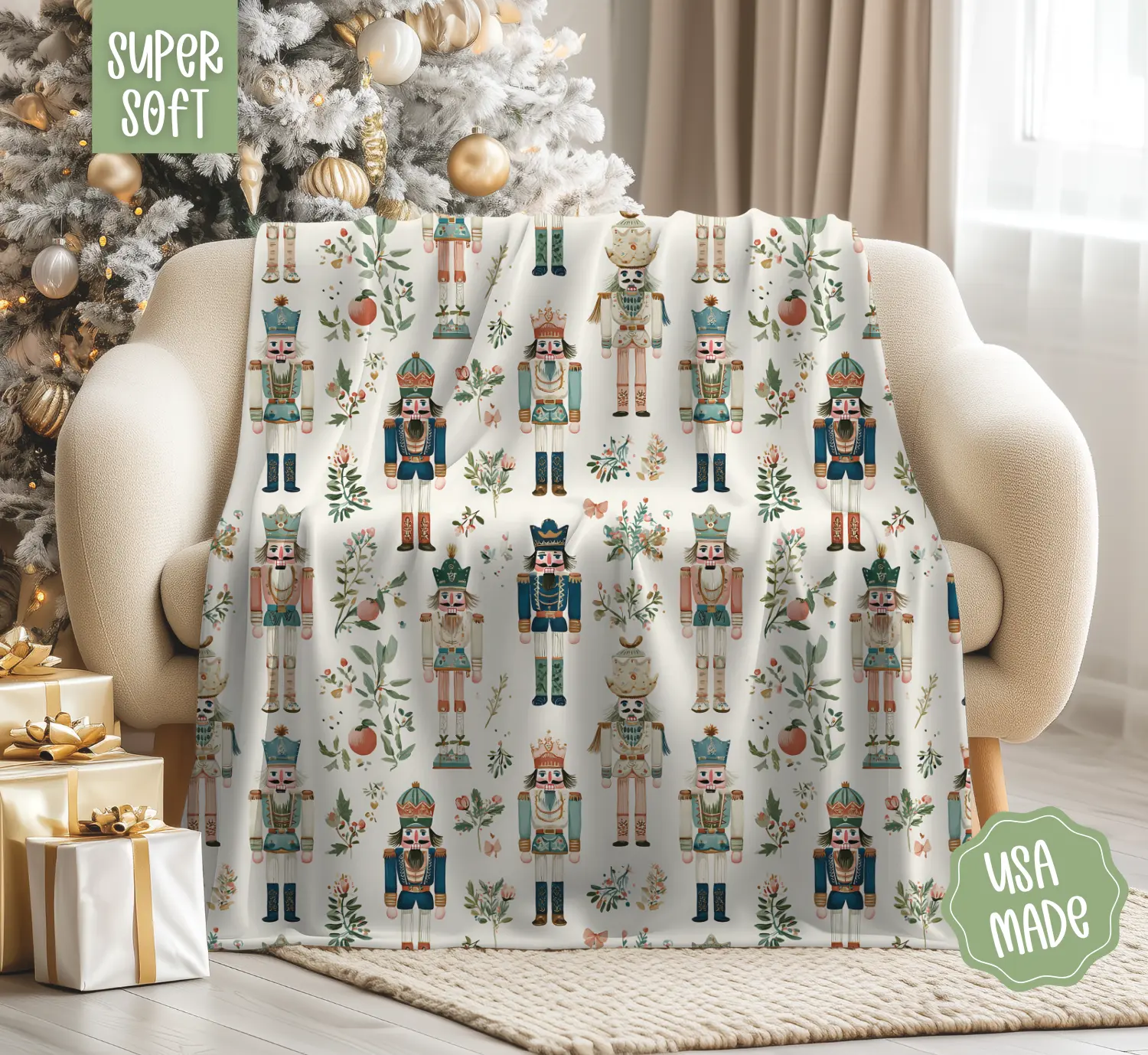 Nutcracker Blanket Nutcracker Blanket