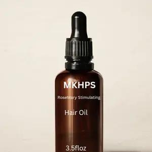 MKHPS Rosemary Stimulating Hair Growth Oil - Natural Ingredients for Enhanced Hair Care Routine & Supportive for Hair Growth