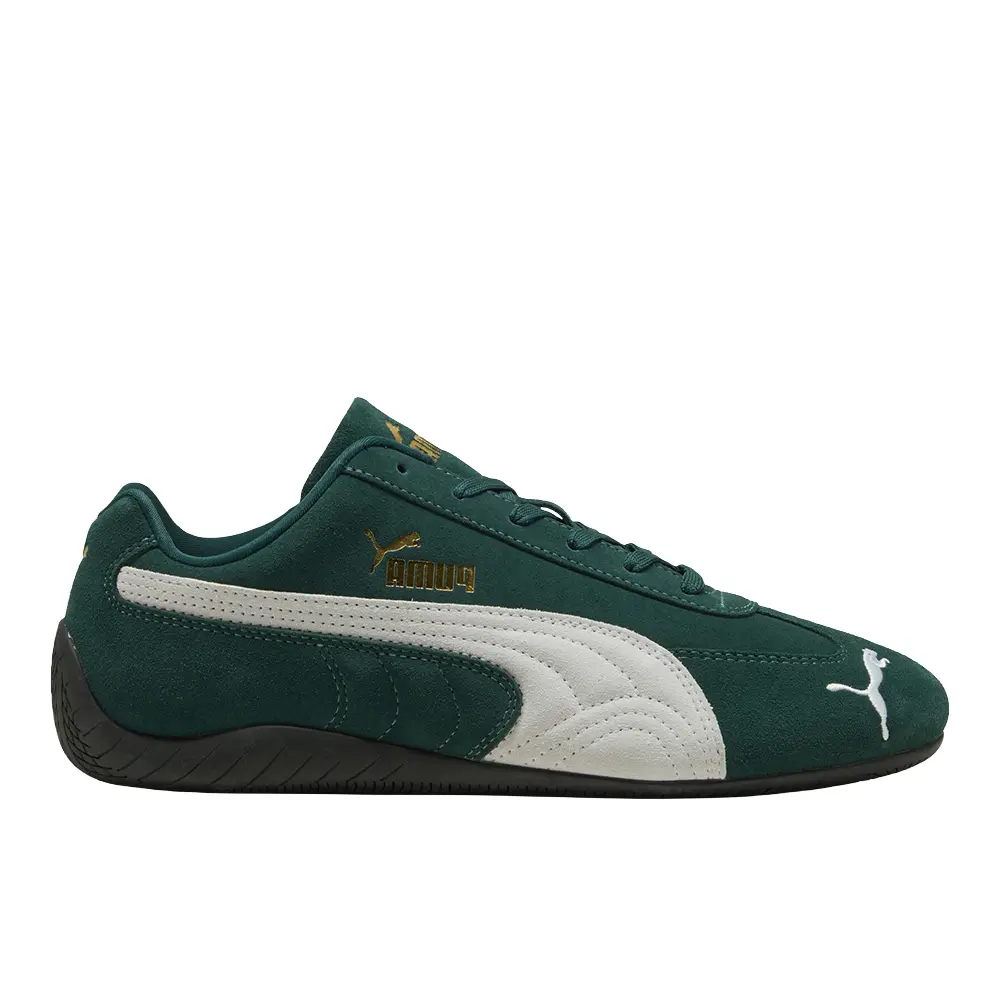 PUMA Womens Speedcat Og Lace Up Sneakers Shoes Casual - Green