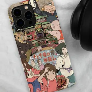 Spirited Away Bathhouse iPhone Case, Japanese Anime Manga Cover, Protective Phone Accessory