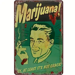 Vintage Metal Tin Sign (30cm * 20cm) - Waterproof & Dust-proof, Perfect for Home, Bar, Cafe & Garage Decor