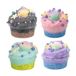 New Silk Mud Slime Slime Ocean Shell Thousand Silk Mud Handmade Mud Crystal Mud, Perfect for Party Gifts