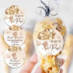 72pcs Ready to pop Stickers for Baby Shower Favors,Thank You for Celebrating,Candy Business Labels,Gender Reveal Gift Ideas,Birthday Party Atmospheric Decoration Props