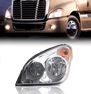Torque Headlight Driver Left Side Replacement for 2008-2017 Freightliner Cascadia semi Trucks [Included All Bulbs] Assembly Projector DOT SAE Approved LH (TR030-L)