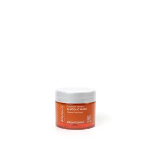 Andalou Naturals Brightening Pumpkin Honey Glycolic Face Mask - AHA, Turmeric, Hyaluronic Acid - Exfoliating, Nourishing, Moisture-Boosting for Smoother, Even-Tone Skin (1.7 oz) Pumpkin Enzyme Mask