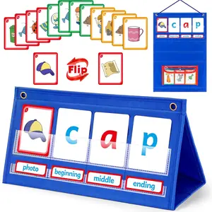 Torlam CVC Word Builder - Kindergarten Classroom Essentials, Phonics Games, Reading Letter Sight Words Activities, Flash Cards for Young Learners Alphabet