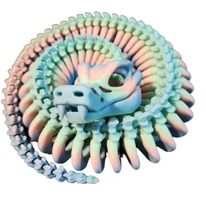Articulating Snake Skeleton Fidget Figure