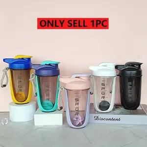 Premium Protein Shaker, Gym Bottle - Ideal For Fitness And Outdoor Activities, Portable Creative Design, Perfect For Workouts, 590Ml Capacity, Suitable For Students, Unisex-Friendly, Sports Water Bottle